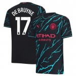 Günstige Fußballtrikots Manchester City De Bruyne 17 3rd trikot 2023-24 Kurzarm